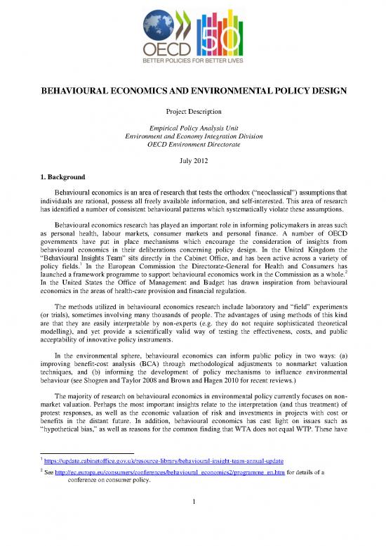 picture1_Neoclassical Economics Pdf 128889 | Behavioural Economics And Environmental Policy Design