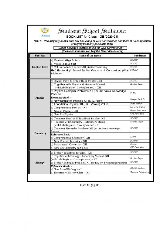 picture1_Booklist Xii