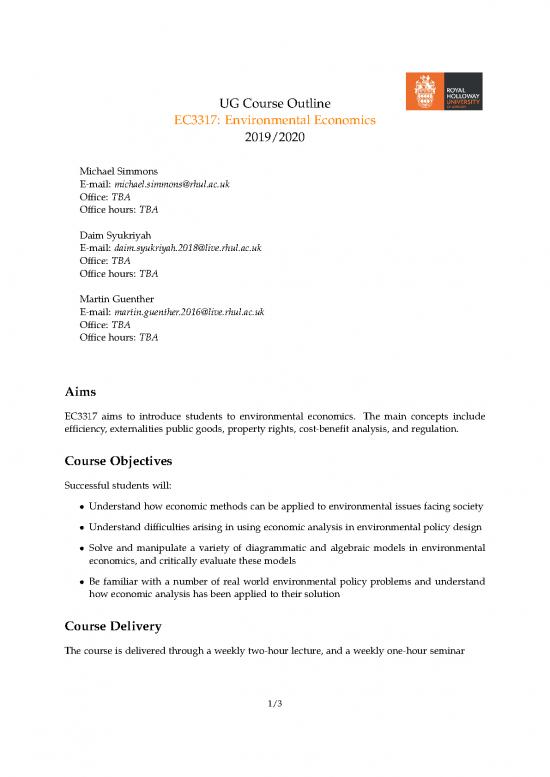 picture_Economic Analysis Pdf 129531 | Ec3317 Syllabus 1920