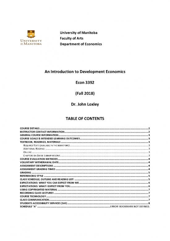 picture Economics Assignment Pdf 128508 | Econ 3392 A01 John Loxley
