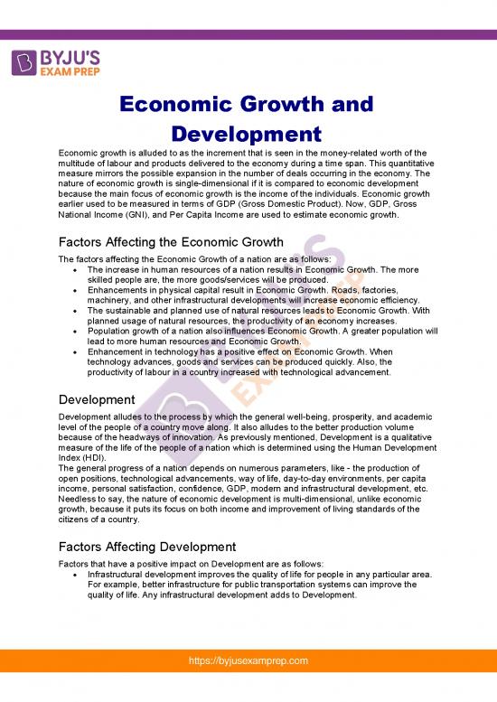 picture_Factors Affecting Economic Development Pdf 128132 | Economic Growth And Development Upsc Notes 45