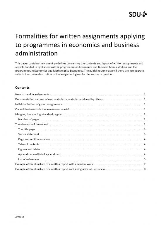 picture1_Economics Assignment Pdf 128325 | Formalities For Written Assignments Appying To Programmes In Economics And Business Administration S