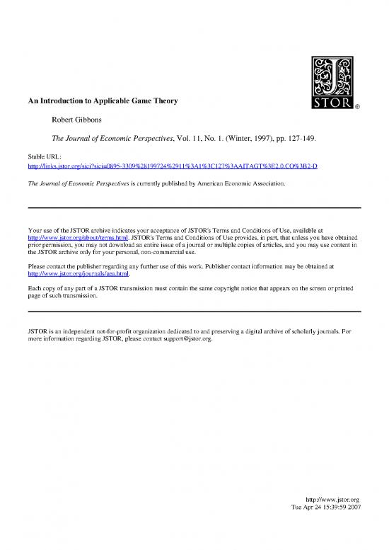 picture Economic Terms Pdf 130002 | Gibbons An Introduction To Applicable Game Theory