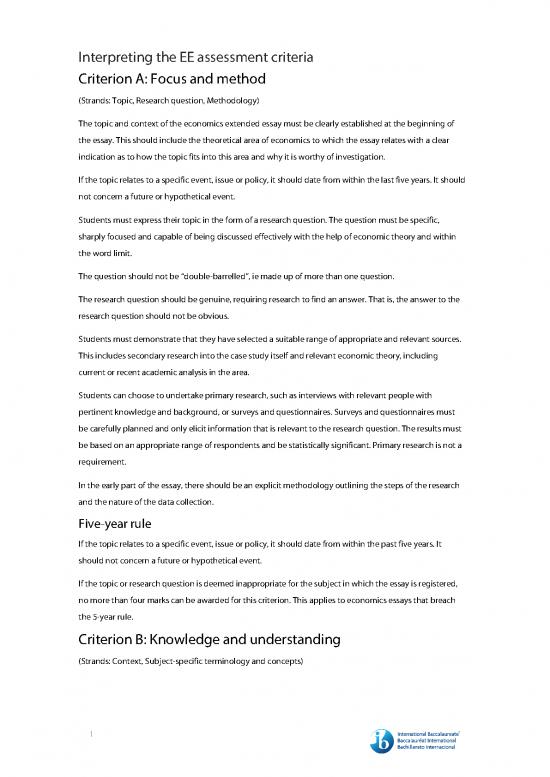 picture1_Economic Policy Pdf 129540 | Group 3   Economics   Interpreting The Ee Assessment Criteria