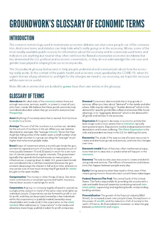 picture Economic Terms Pdf 129484 | Gwc2022 Groundwork Glossary