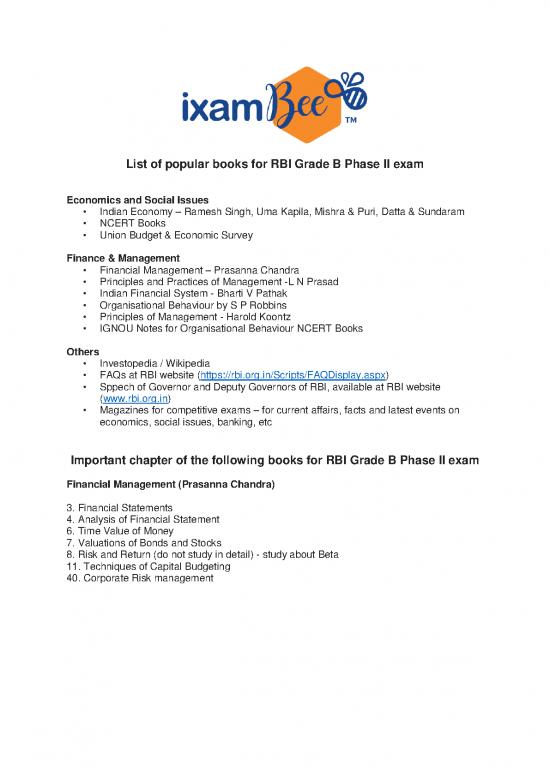 picture_Ramesh Singh Economics Pdf 128488 | Ixambee   Important Chapters Of Pupular Books For Phase 2 Of Rbi Grade B Exam