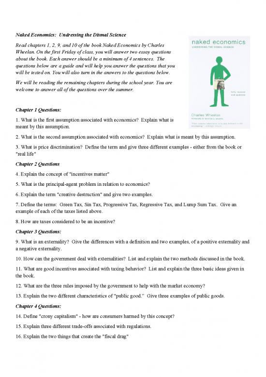 picture Economics Essay Pdf 128950 | Naked Economics Review Questions