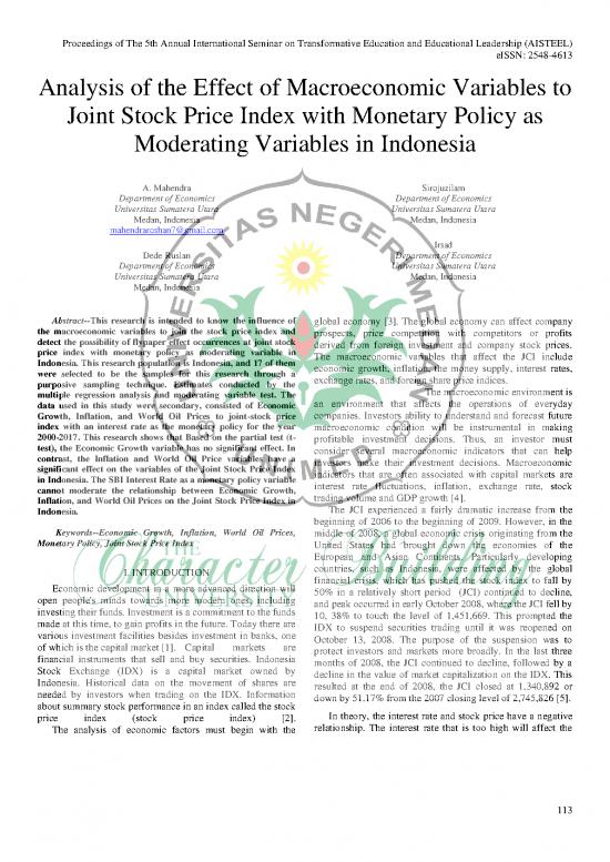 picture Macroeconomic Analysis Pdf 128036 | Proceeding