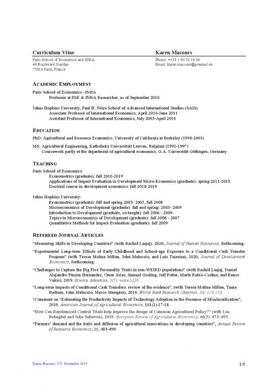 picture_Advanced Microeconomics Pdf 128900 | Resume Macours Karen