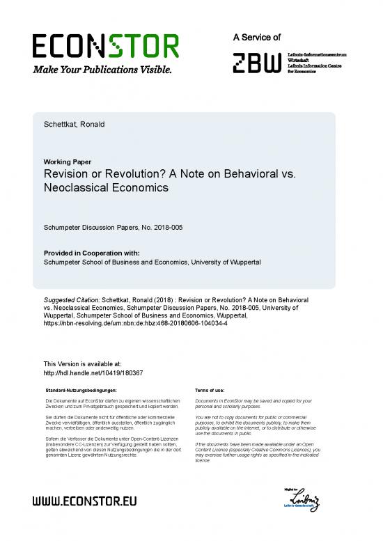 picture Neoclassical Economics Pdf 128694 | Revision Or Revolution Sdp