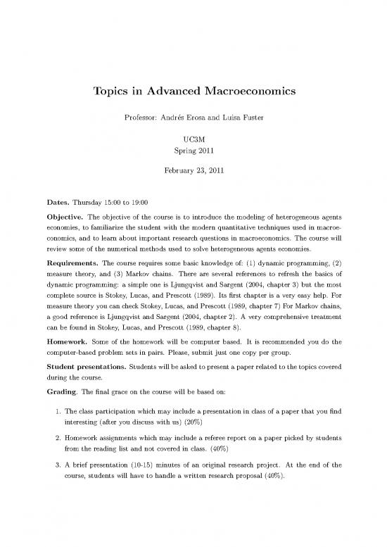 picture Advanced Macroeconomics Pdf 128680 | Topicsadvancedmacro A