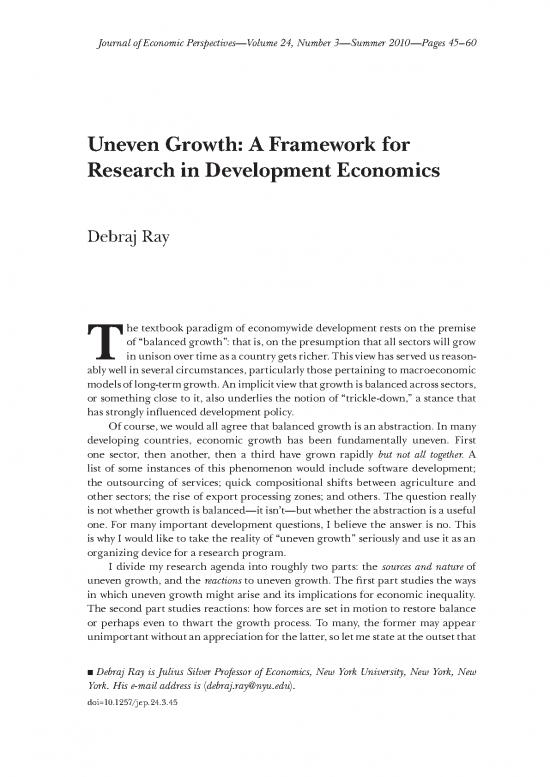 picture Debraj Ray Development Economics Pdf 128882 | Unevengrowth