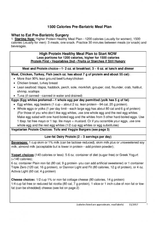 picture1_Calories Pdf 131266 | 1500 Calories Meal Plan