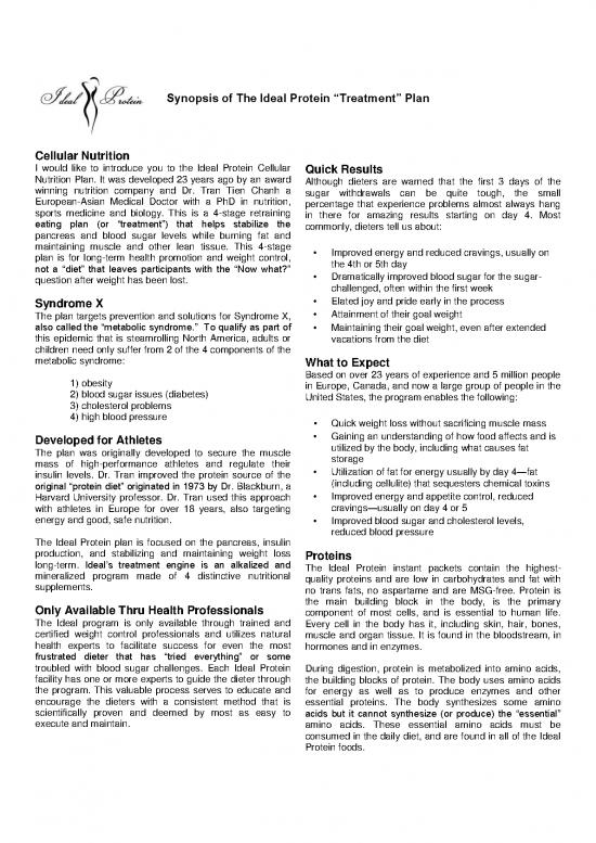 picture Nutrition Pdf 131542 | 5a56830e43b84 Synopsis Ideal Protein