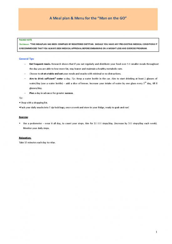 picture_Dietitian Weight Loss Meal Plan Pdf 131284 | Cansa Weight Loss Menu Men