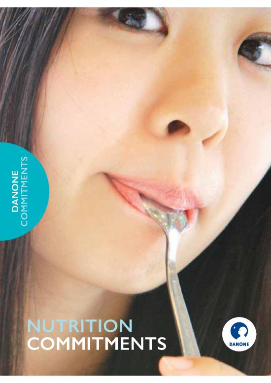 picture Nutrition Pdf 131156 | Danone Nutrition Commitments