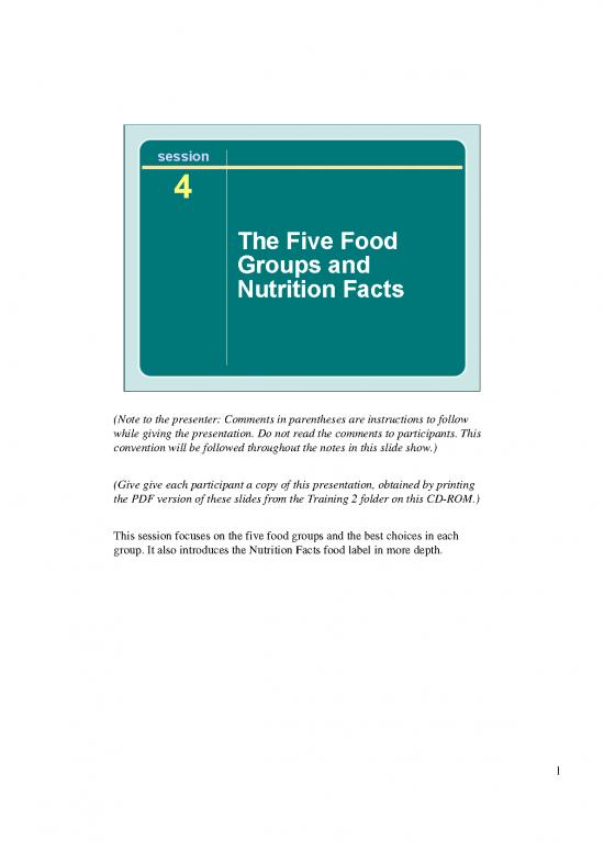picture Nutrition Pdf 131609 | Ewkm Training 2 Session 4 Points