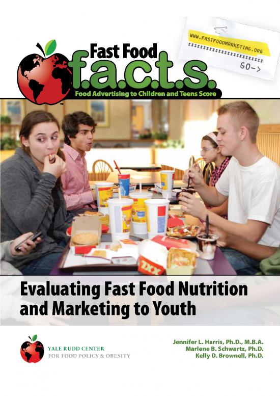 picture1_Nutrition Pdf 131316 | Fastfoodfacts Report Summary 2010