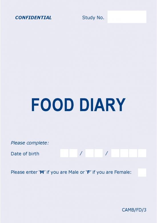 picture Food Diary Pdf 131667 | Food Diary V3