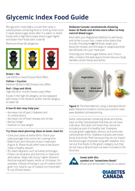 picture Diabetes Food Guide Pdf 131930 | Glycemic Index Food Guide