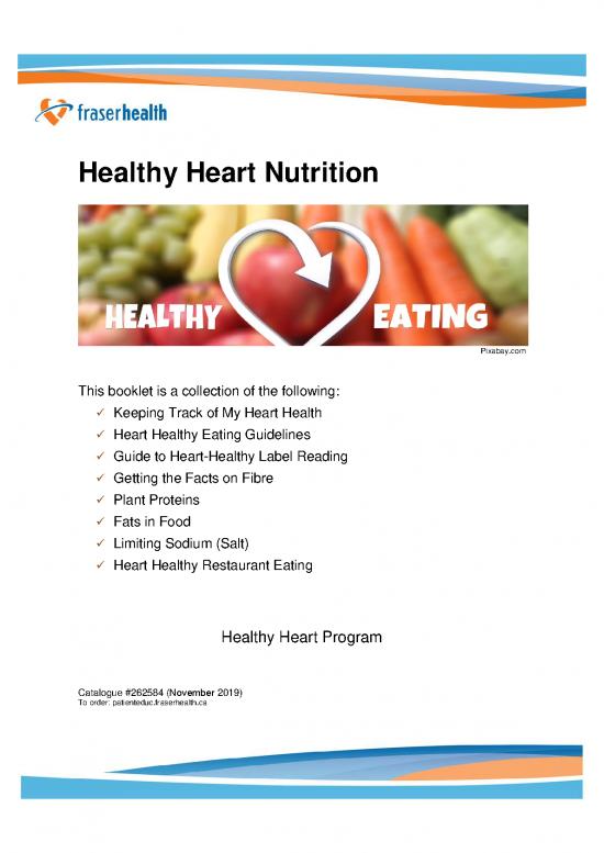 picture Diabetes Food Guide Pdf 132763 | Heart Healthy Nutrition 1148