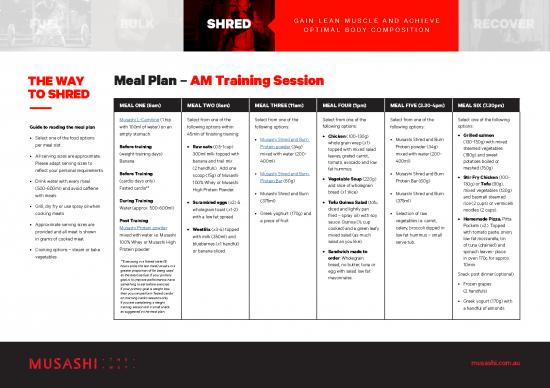 picture_Lean Bulk Meal Plan Pdf 132124 | Musashi The Way To Shred Meal Plan 2019