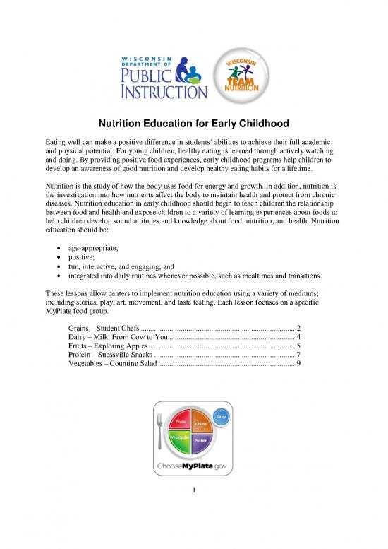 picture_Nutrition Education Pdf 132552 | Nutrition Education Early Childhood