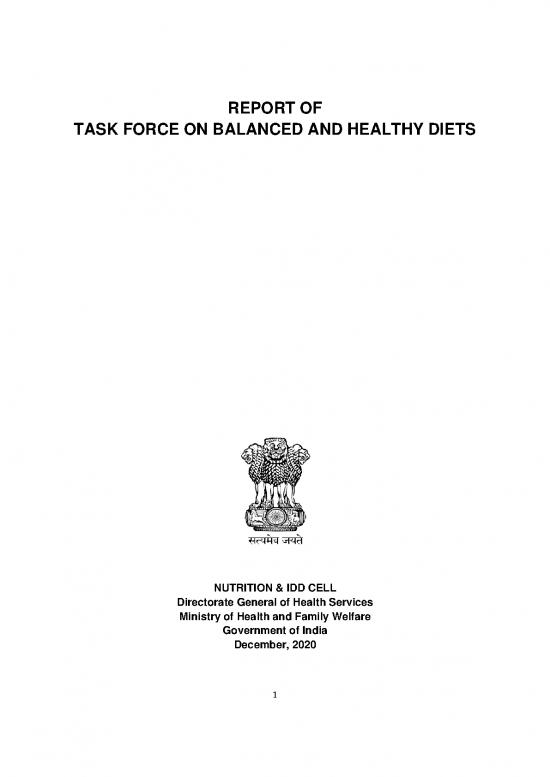 picture Public Health Nutrition Pdf 131849 | Report Of Task Force On Balanced & Healthy Diets    Final