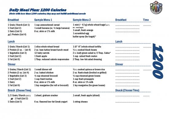 picture 1200 Calorie Meal Plan Pdf 131470 | S4 Ho Meal Plans