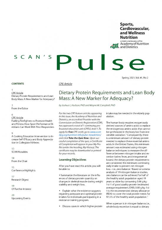 picture Nutrition Education Pdf 131956 | Scans Pulse Spring 2021 Vol 41 No 2