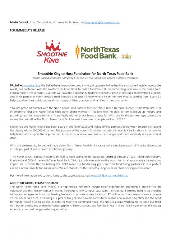 picture_Smoothie King To Partner With North Texas Food Bank 1 21 Final 1