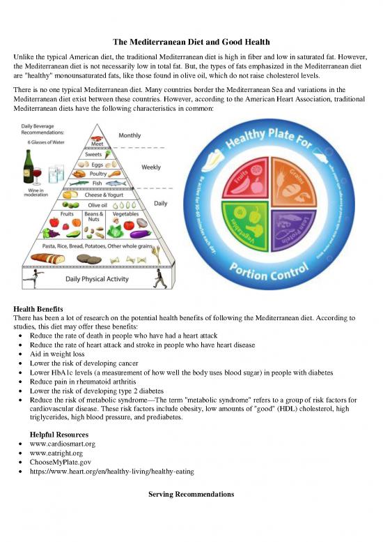 picture_Heart Healthy Diet Pdf 131425 | The Mediterranean Diet And Good Health2