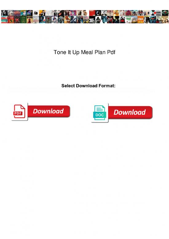picture Diet Therapy Pdf 131529 | Tone It Up Meal Plan Pdf