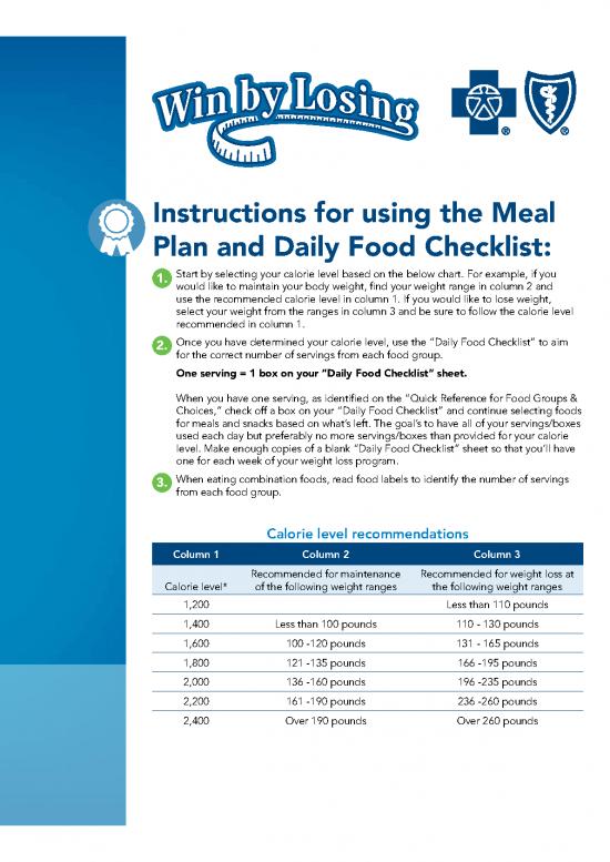 picture_Food Calorie Chart Pdf 131269 | Winbylosing Mealplan D3
