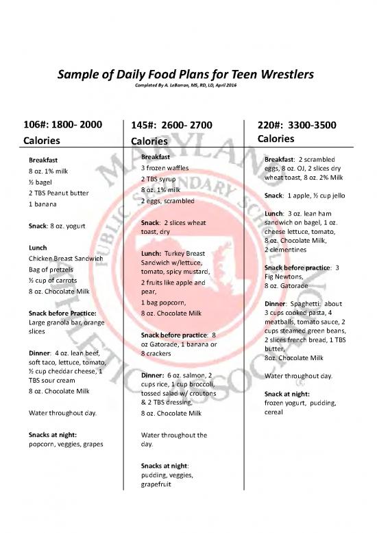 picture1_Calories Pdf 131372 | Wrestling Nutrition Guidelines