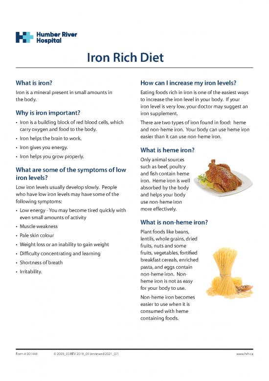 picture_Iron Diet Pdf 134982 | 001448 Iron Rich Diet