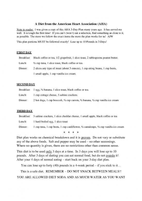 picture American Heart Association Diet Plan Pdf 133400 | 134575622