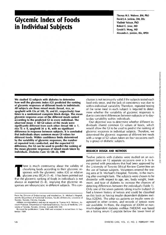 picture Glycemic Index Of Foods Pdf 135257 | 13 2 126