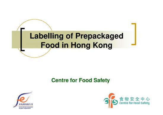 picture Food Labelling Pdf 133359 | 50 Labelling Of Prepackaged Food E