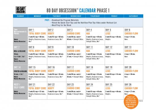 picture_Nutrition Therapy Pdf 135217 | 80 Day Obsession Workout Calendar