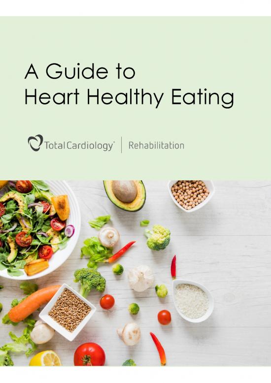 picture Heart Healthy Diet Pdf 132995 | A Guide To Heart Healthy Eating Final
