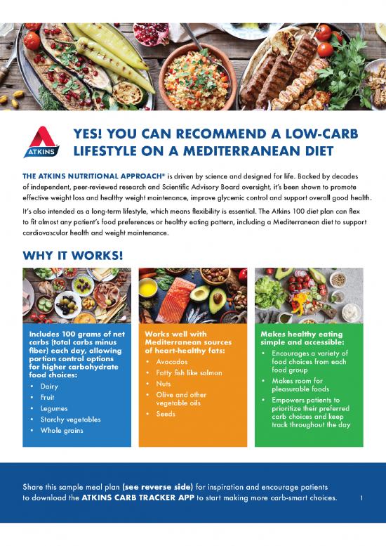 picture Heart Healthy Diet Pdf 133197 | Atkins 100 Mediterranean Menu Handout Final
