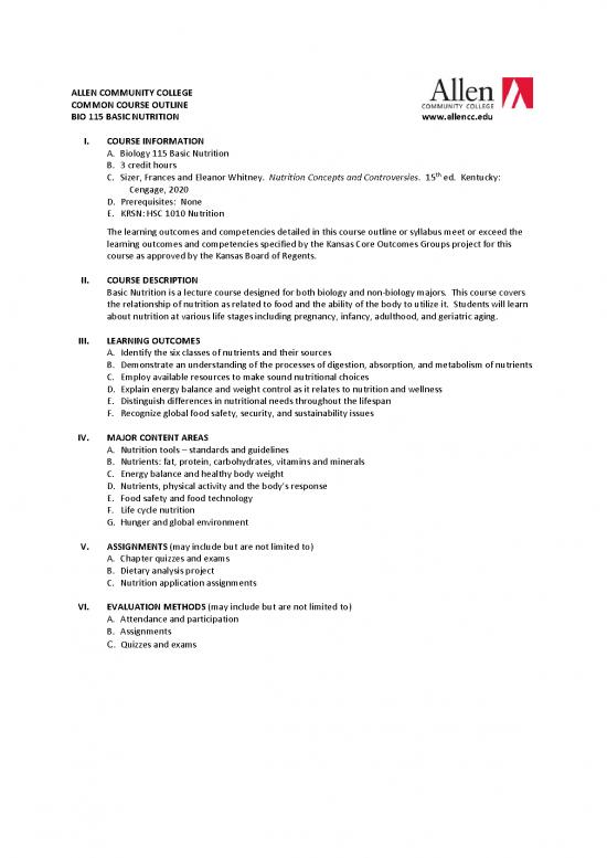 picture Geriatric Nutrition Pdf 134304 | Bio115