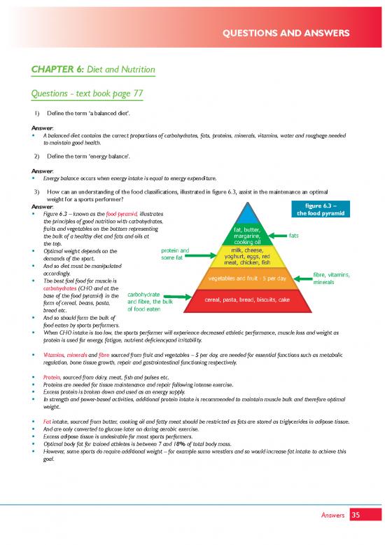 picture Food Pyramid Pdf 133879 | Ch6 Answers