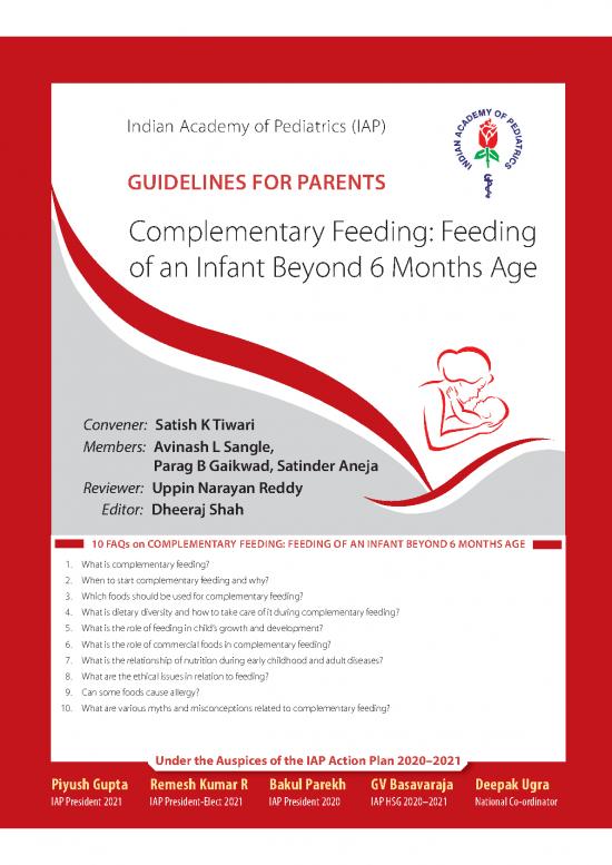 picture_Nutrition Care Plan Pdf 134992 | Ch 040 Iap Parental Guideline Complementary Feeding