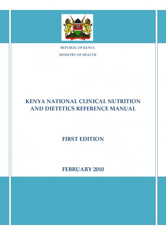 picture Nutrition Care Manual Pdf 133708 | Clinical Nutrition Manual Softy Copy Sample
