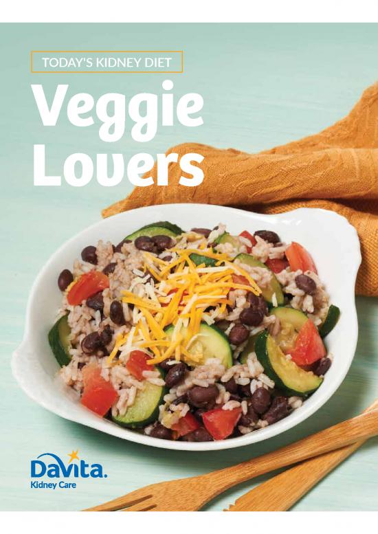 picture_Diet Therapy Pdf 133444 | Davita Todays Kidney Diet Veggie Lovers Cookbook