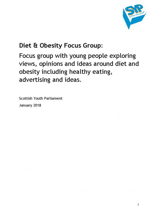 picture Diet For Obesity Pdf 135212 | Diet  Obesity  Report  Scottish Youth Parliament