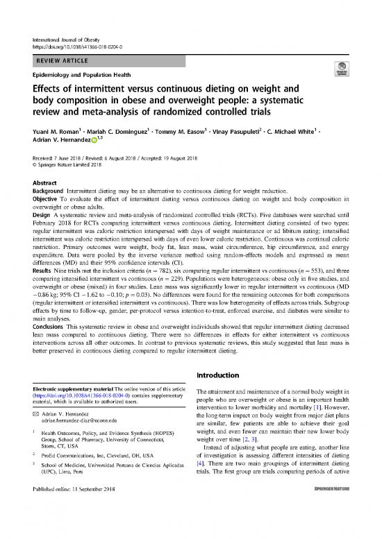 picture_Effects Of Intermittent Versus Continuous Dieting On Weight And
