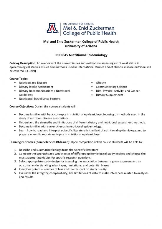 picture_Diet For Obesity Pdf 135327 | Epid 645 Course Information